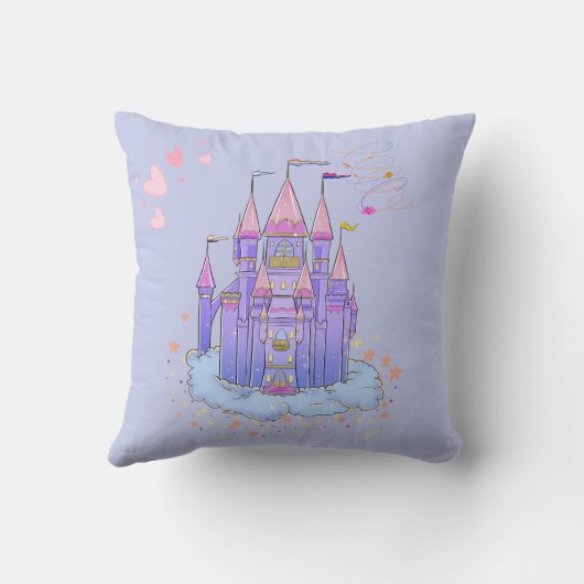 Betoverde Sprookjeskasteel Kussen (Achterkant)