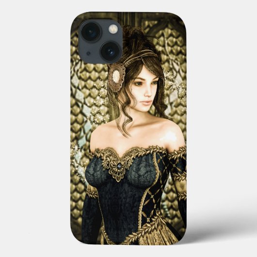 Betoverde Sprookjesprinses Portret Case-Mate iPhone Case (Achterkant)