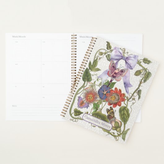  Betoverde Sprookjestuin Paarse Boogbloem Planner (Display)