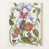  Betoverde Sprookjestuin Paarse Boogbloem Planner (Achterkant)