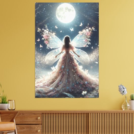 "Betoverde Sprookjeswereld" Canvas Afdruk (Insitu (Woonkamer))