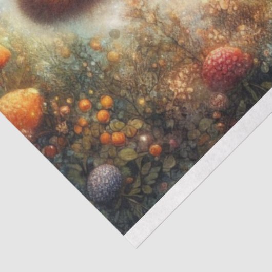 Betoverde Steampunk Red Panda Voyage Decoupage Tissuepapier (Detail)