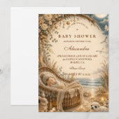Betoverde Strand Boho Baby Shower Kaart (Voorkant / Achterkant)