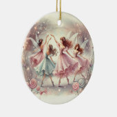 Betoverde Suikerpruimenfeeën Keramisch Ornament (Rechts)