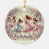 Betoverde Suikerpruimenfeeën Keramisch Ornament (Voorkant)