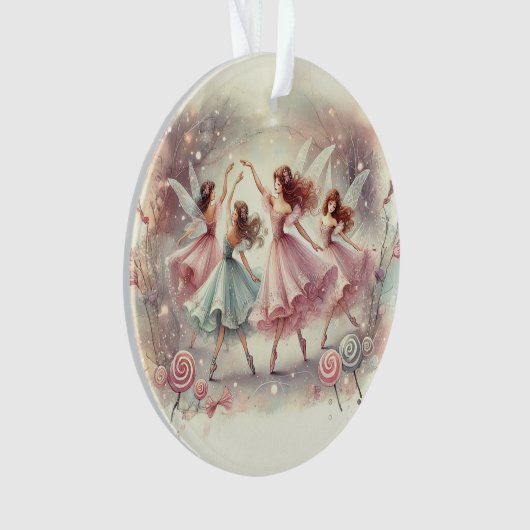 Betoverde Suikerpruimenfeeën Ornament (voorkant)