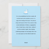 Betoverde Swan Lake Fairy Tale Crowned Swan Feestdagenkaart (Achterkant)