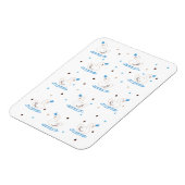 Betoverde Swan Lake Fairy Tale Crowned Swan Magneet (Linkerzijde)