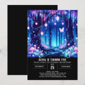 Betoverde Sweet Woodland digitale verjaardag Kaart (Voorkant / Achterkant)