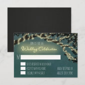 Betoverde Tak Rustieke Trouwkaarten RSVP Kaartje (Voorkant / Achterkant)