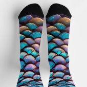 Betoverde tinten: allure van pastel zeemeermin sch sokken (Top)