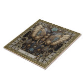 Betoverde Tribal Vlinder Geest Dier Tegeltje (Zijkant)