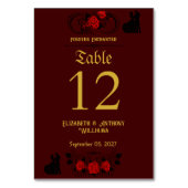 Betoverde Trouwdag Unie Kaart (Achterkant)