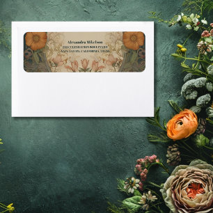 Betoverde Tuin Art Nouveau Bruidsdouche Etiket