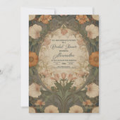 Betoverde tuin Art Nouveau Vrijgezellenfeest Kaart (Voorkant)