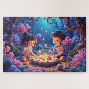 Betoverde Tuin Avontuur van Kinderen Legpuzzel