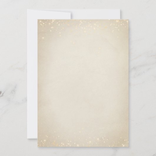 Betoverde Tuin Baby Shower Kaart (Achterkant)