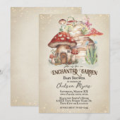 Betoverde Tuin Baby Shower Kaart (Voorkant / Achterkant)