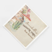 Betoverde tuin Baby shower Servet (Hoek)