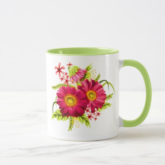 Betoverde Tuin Bloemen Design Cup Mok (Rechts)