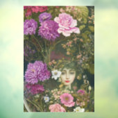 betoverde tuin  botanische fee raam CL Raamsticker (Vel 3)