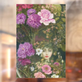 betoverde tuin  botanische fee raam CL Raamsticker (Vel 2)