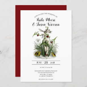 Betoverde tuin Bourgondië bruiloft Kaart