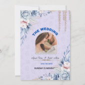 Betoverde tuin bruiloft uitnodiging (Achterkant)