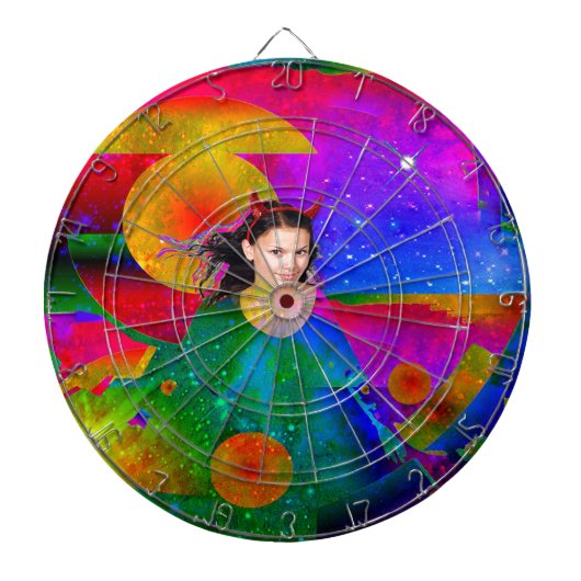 Betoverde tuin dartbord (Voorkant)
