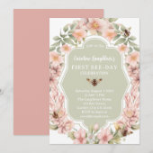 Betoverde tuin eerste bijendag kaart (Voorkant / Achterkant)