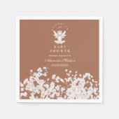 Betoverde tuin Fairy Wildflower Baby shower Servet (Voorkant)