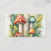 Betoverde tuin fee baby shower boek aanvraag informatiekaartje (Achterkant)