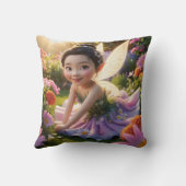 Betoverde tuin fee kussen (Achterkant)