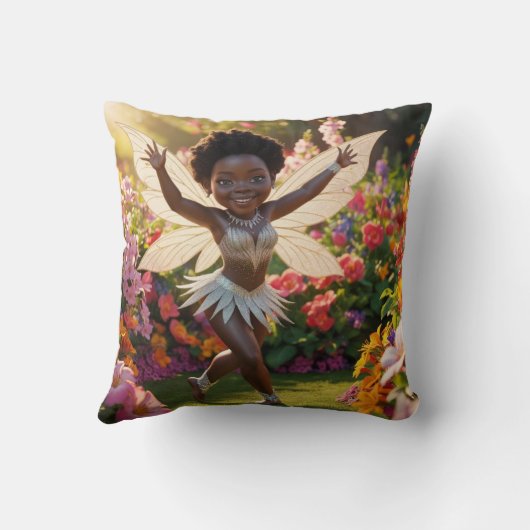 Betoverde tuin fee kussen (Achterkant)