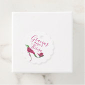 Betoverde tuin fee schoenen viering bedankjes labels (In situ)