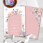Betoverde tuin feeën fee eerste verjaardag kaart<br><div class="desc">Help je gasten te ontsnappen in de magische sprookjeswereld van feeën en verwondering met deze grillige eerste verjaardagsuitnodiging. Dit ontwerp is voorzien van mooie kleine elfjes, vlinders en neuriën vogels en aangepaste tekst. Alle overeenkomende artikelen vind je in de Uitnodigende shop. Ook verkrijgbaar in verschillende variaties van kleur en feeën....</div>