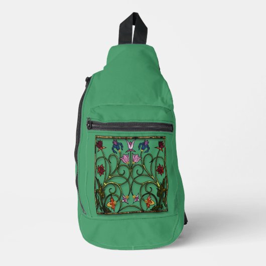 Betoverde tuin filigraan sling bag (Voorkant)