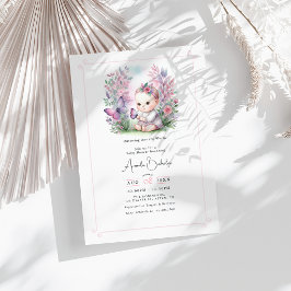 Betoverde Tuin Fladderende Liefde Baby Shower Kaart