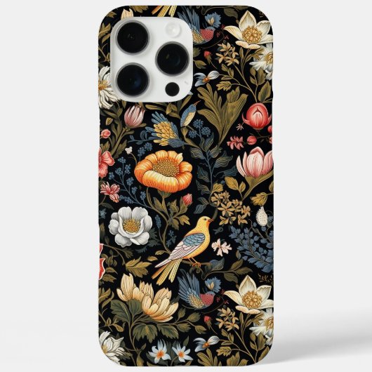 Betoverde Tuin Geel Vogel en Bloemen  Case-Mate iPhone Case (Achterkant)