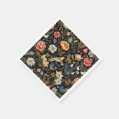 Betoverde Tuin Geel Vogel en Bloemen  Servet (Hoek)