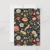 Betoverde Tuin Huwelijk RSVP Kaarten (Achterkant)