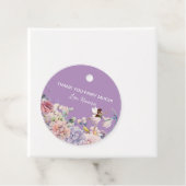 Betoverde tuin kleine fee verjaardagsfeestje bedankjes labels (In situ)