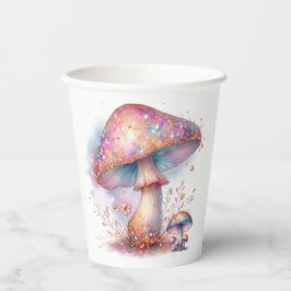 Betoverde tuin magische paddestoel papieren bekers