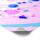 Betoverde Tuin - Roze Horizon Poster (Hoek)