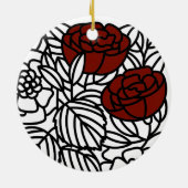 BETOVERDE TUIN ROZEN KERAMISCH ORNAMENT (Achterkant)