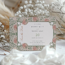 Betoverde tuin Save the Date Bruiloft Kaart