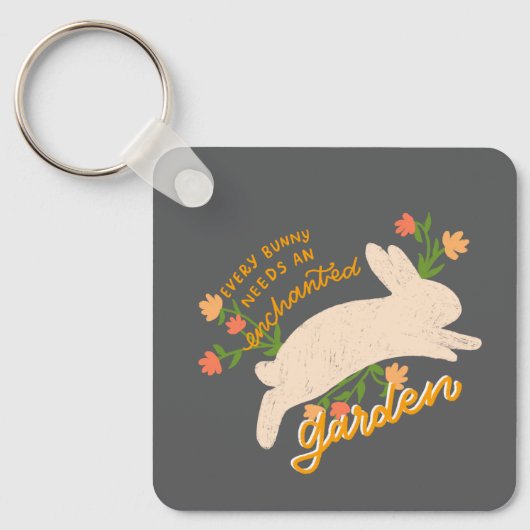 Betoverde tuin sleutelhanger (Voorkant)