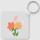 Betoverde tuin sleutelhanger (Achterkant)