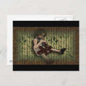 Betoverde tuin spelen briefkaart (Voorkant / Achterkant)