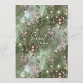 Betoverde tuin Sweet 16 ID1163 Menu (Achterkant)